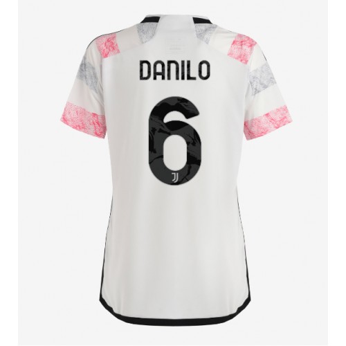 Fotbalové Dres Juventus Danilo Luiz #6 Dámské Venkovní 2023-24 Krátký Rukáv